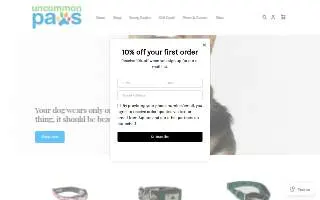 Uncommon Paws of Portland website