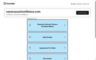 Vanessa Carlson Fitness of Portland website