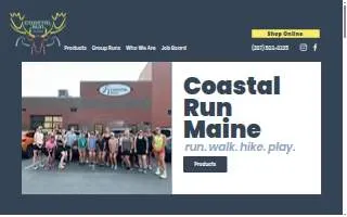Coastal Run Maine website