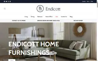 Endicott Home Furnishings LLC website