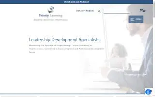 Priority Learning website
