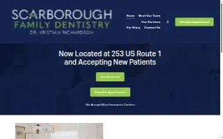 Scarborough Family Dentistry - Dr. Kristian Richardson, DDS website