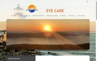 Harbor View Eye Care website