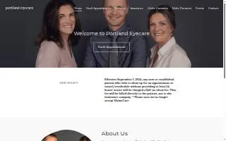 Portland Eyecare of South Portland website