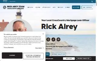 Richard Airey at CrossCountry Mortgage of South Portland website