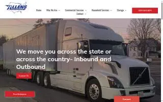 Allen's Transfer & Storage website