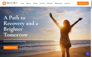 Blue Sky Counseling website