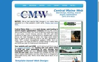 Central Maine Web website