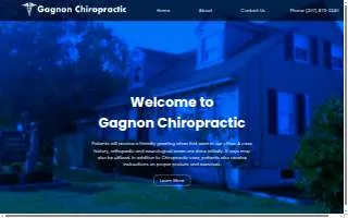 Gagnon Chiropractic website