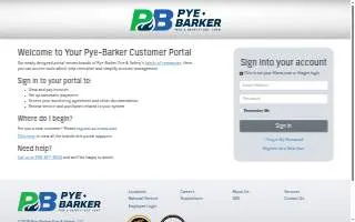 Pye-Barker Fire & Safety website