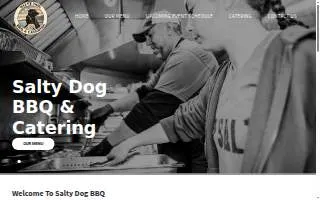 Salty Dog BBQ & Catering website