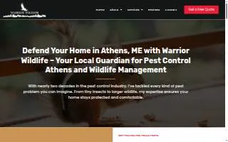 Warrior Wildlife website