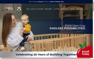 Building Blocks Learning Center of Westbrook website