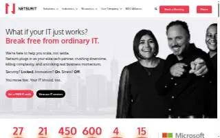 Netsurit – Maine Managed IT Services Company of Westbrook website