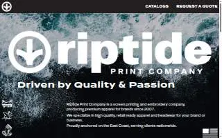 Riptide Print Company website