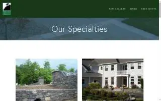 Higher Ground Landscaping website