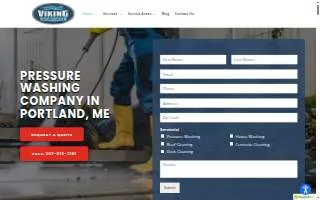 Viking Power Wash website