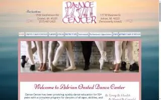 Adrian Onsted Dance Center website