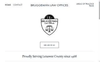 Bruggeman Law Offices, P.C. website
