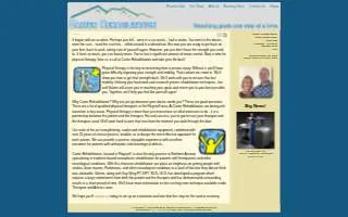 Carter Rehabilitation & Aquatic Centers website