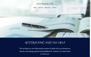 Dan Maloy, CPA website