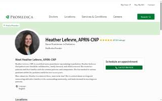 Heather Lefevre, CNP