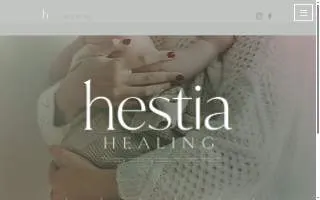 Hestia Healing PLLC website