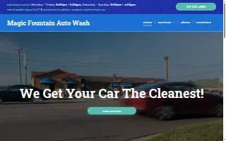 Magic Fountain Auto Wash website