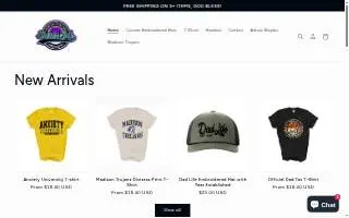 Shirtz Ink website