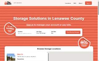 Top Lock Storage