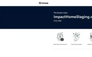 Impact Home Staging Experts of Allen Park website