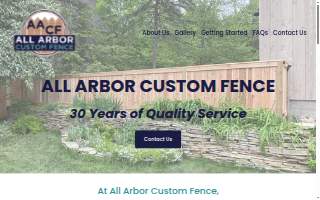 All Arbor Custom Fence