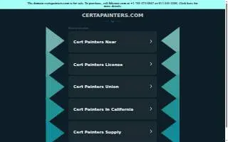 CertaPro Painters of Southern Maryland website