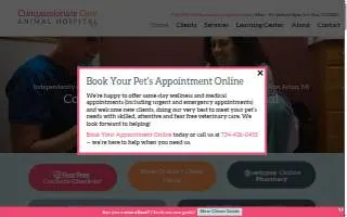Compassionate Care Animal Hospital of Ann Arbor website