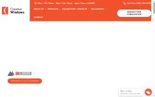 Creative Windows website