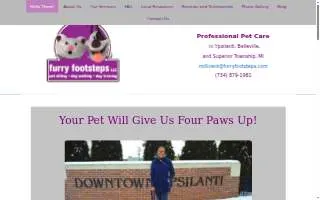 Furry Footsteps LLC of Ann Arbor website