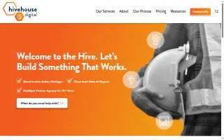 Hivehouse Digital website