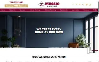 Mussio Painting website