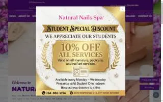 Natural Nails website