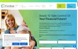 Credent Wealth Management - Auburn Hills website