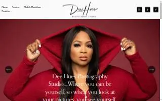 Dee Hues Photography website