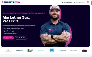 Marketing Sux website