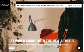 Marshall's Time Shop website