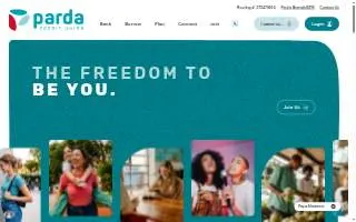 Parda Credit Union of Auburn Hills website