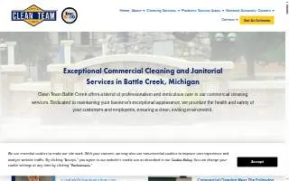 Clean Team, Inc. of Battle Creek website