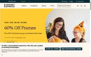 Eyemart Express of Fairbanks website