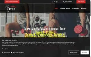 Fitness Pros Battle Creek website