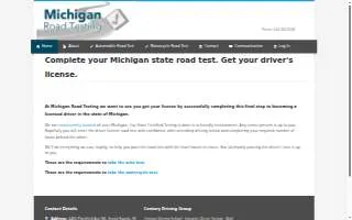 Michigan Road Testing of Battle Creek website