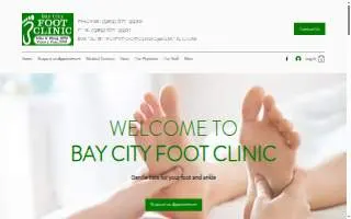 Bay City Foot Clinic website