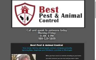 Best Pest & Animal Control website